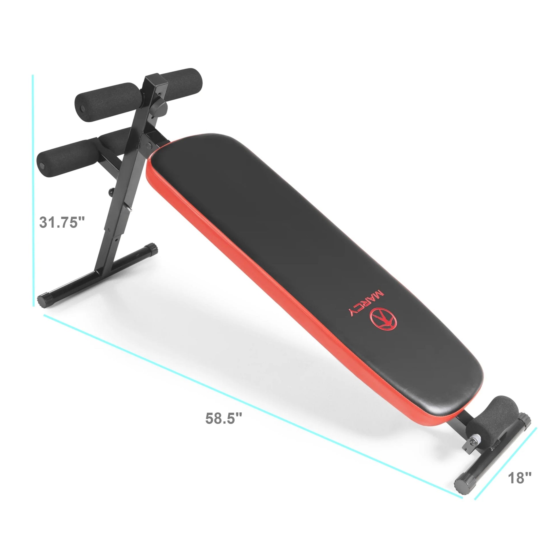Folding Utility Bench with Headrest Slant Board SB-4606