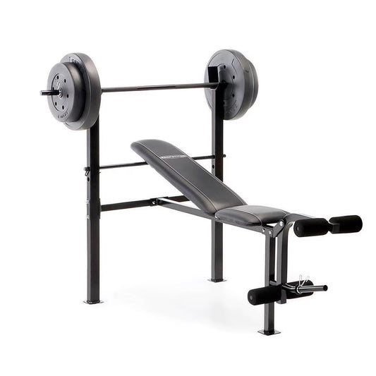 Pro CB-20111 Standard Adjustable Weight Bench with 80 Lbs Weight Set