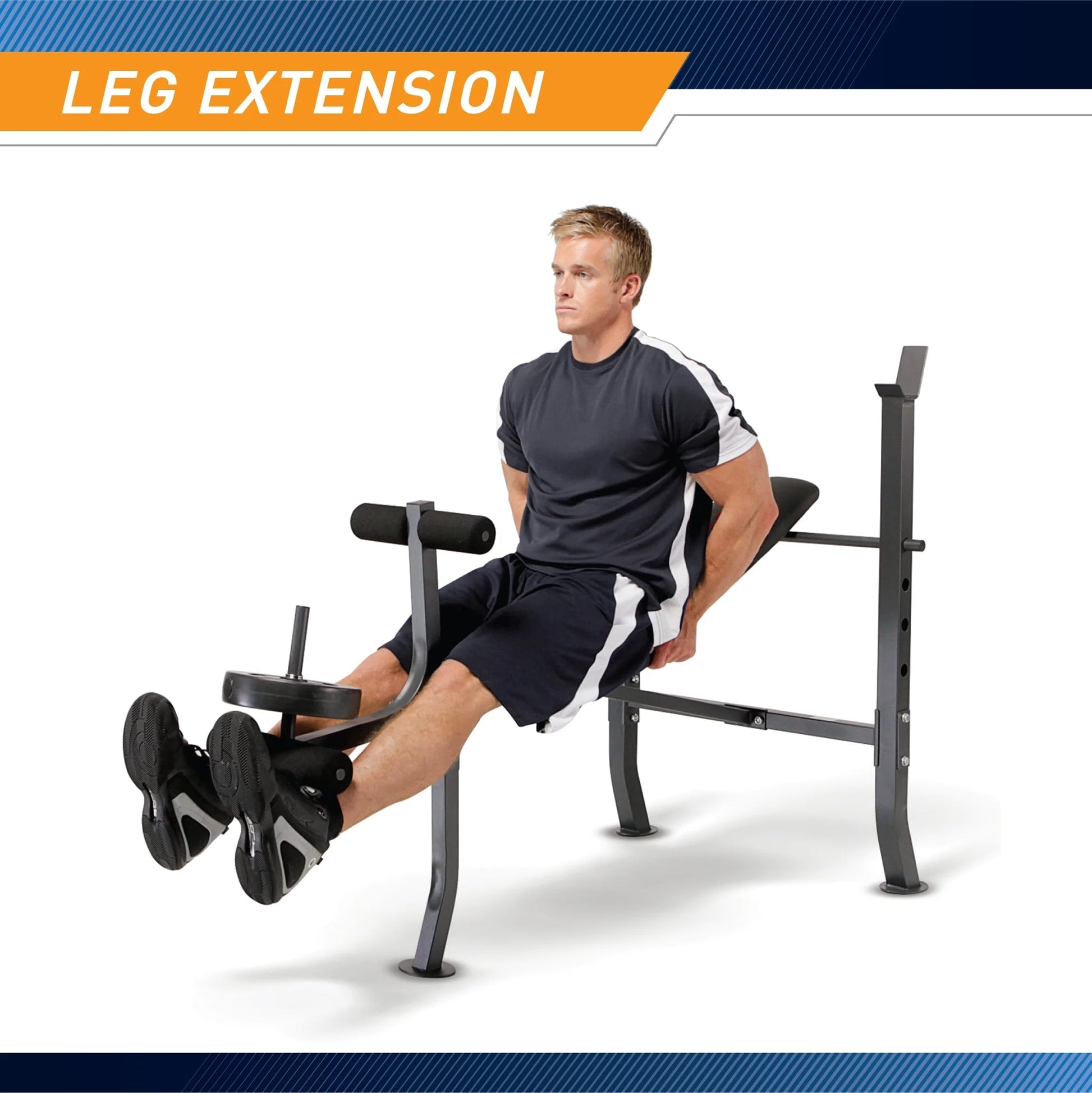 Pro  Standard Bench with 100 Lb. Weight Set MD-2082W