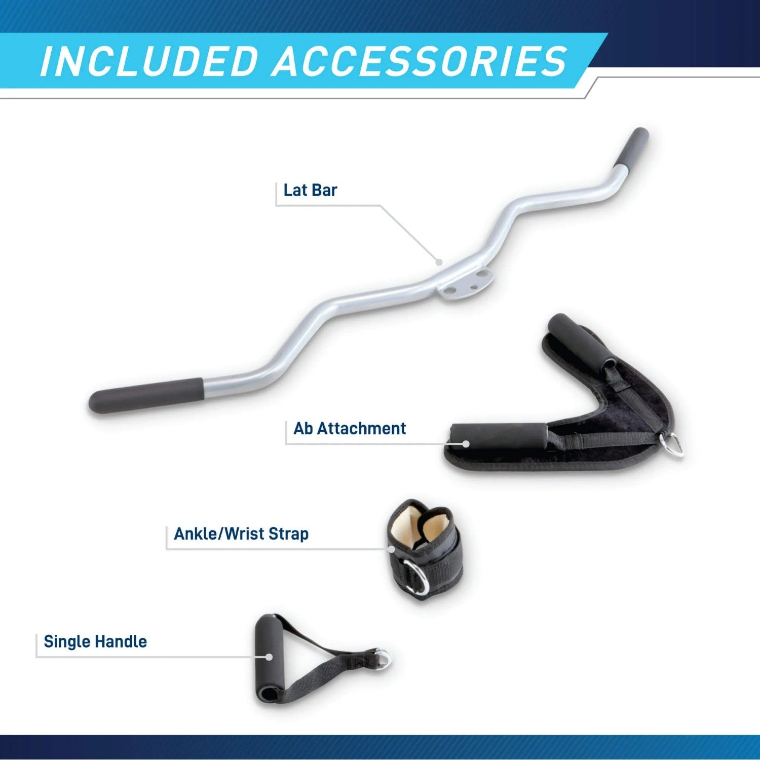 Open Box  150 Lb. Stack Weight Home Gym MWM-4965SC Full Tricep Lat Butterfly Curl Gym