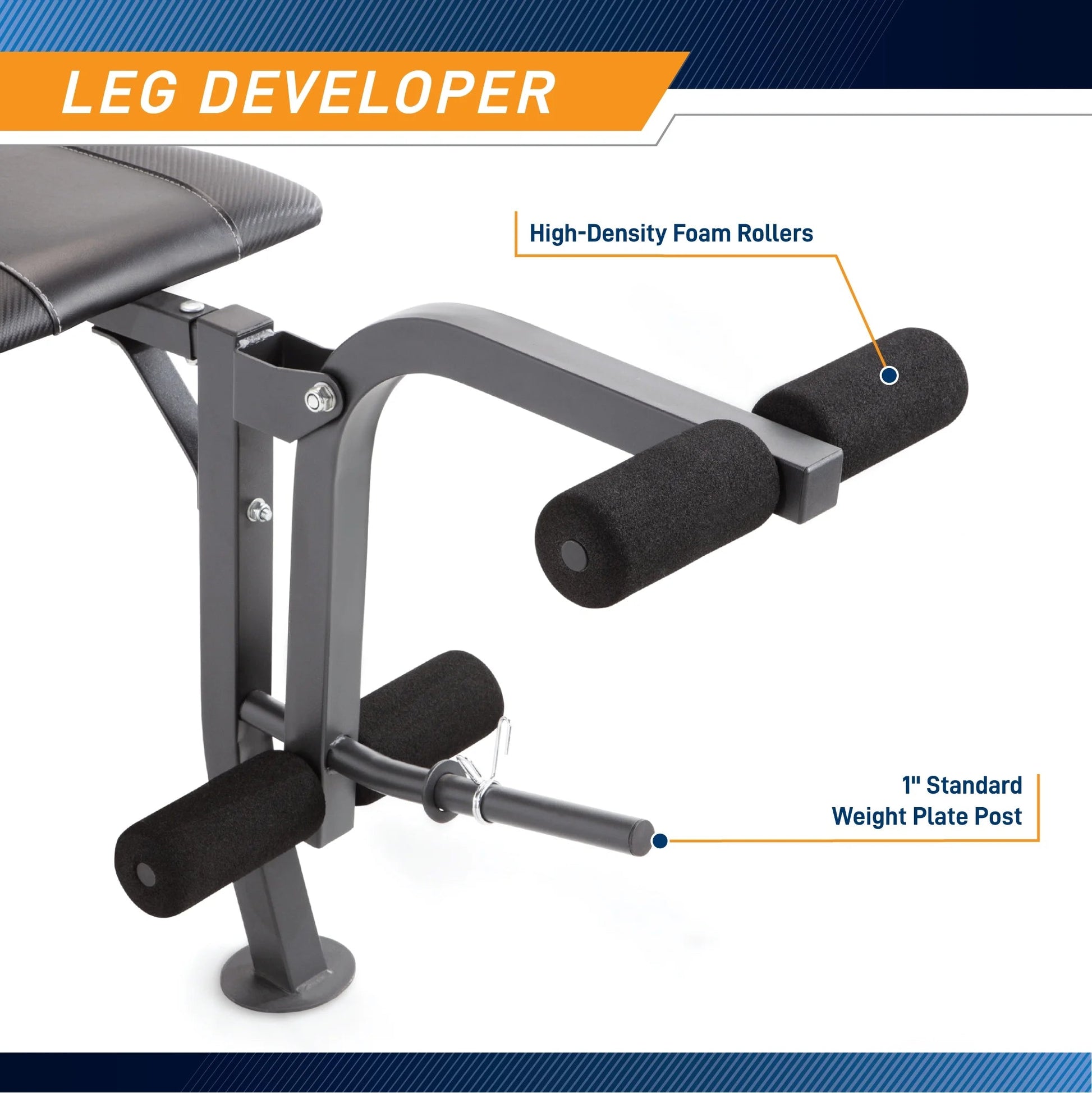 Pro  Standard Bench with 100 Lb. Weight Set MD-2082W